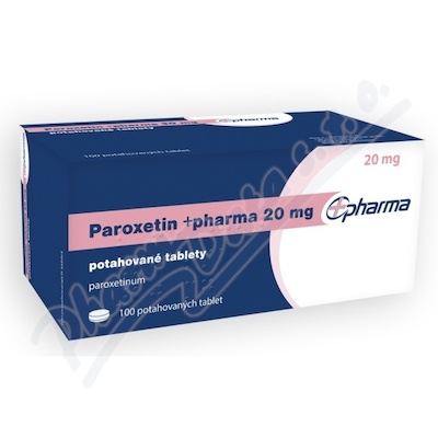 Paroxetin +pharma 20mg tbl.flm.100x20mg