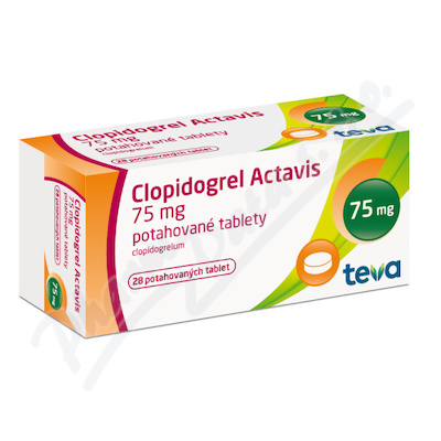 Clopidogrel Actavis 75mg tbl.flm.28 II