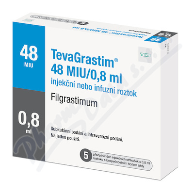 Tevagrastim 48miu/0.8ml inj/inf.sol.5x0.8ml II