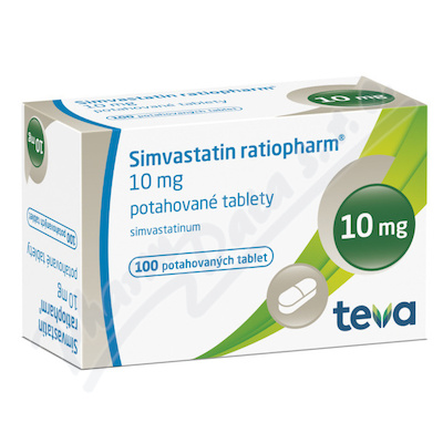 Simvastatin Ratiopharm 10mg tbl.flm.100