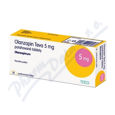 Olanzapin Teva 5mg por.tbl.flm.28