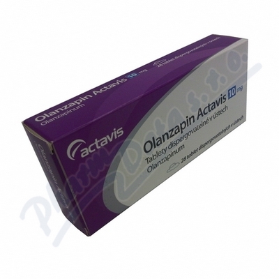 Olanzapin Actavis 10mg por.tbl.dis.28 II