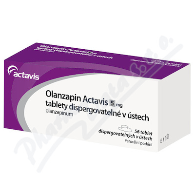 Olanzapin Actavis 5mg por.tbl.dis.56 II