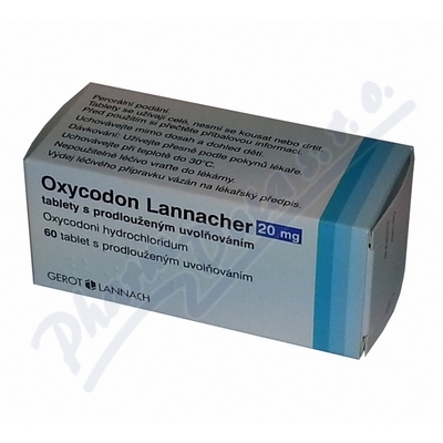 Oxycodon Lannacher 20mg tbl.pro.60