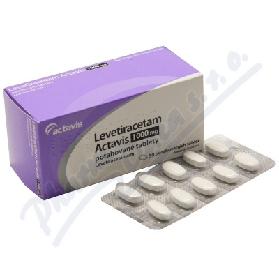 Levetiracetam Actavis 1000mg tbl.flm.50