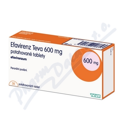 Efavirenz Teva 600mg tbl.flm.30 I