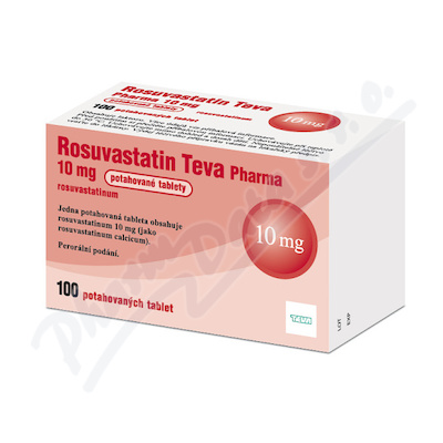 Rosuvastatin Teva Pharma 10mg tbl.flm.100 II