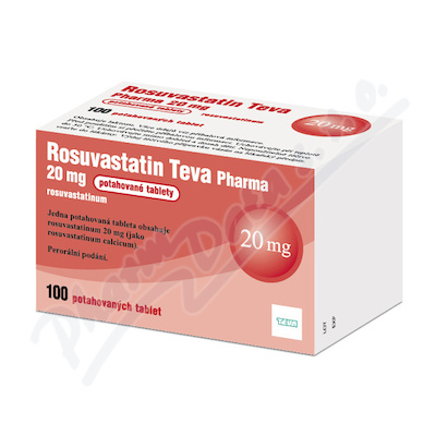 Rosuvastatin Teva Pharma 20mg tbl.flm.100 II