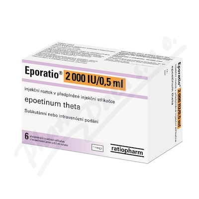 Eporatio 2000iu/0.5ml inj.sol.isp.6x0.5ml III