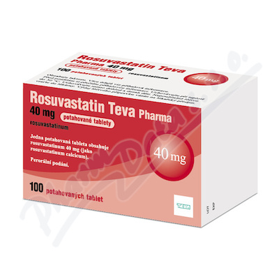 Rosuvastatin Teva Pharma 40mg tbl.flm.100 II