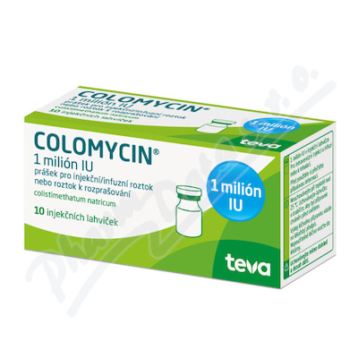 Colomycin 1miu inj/inf.plv.sol/sol.neb.10x1miu