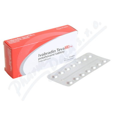 Ivabradin Teva 7.5mg tbl.flm.56 Kal