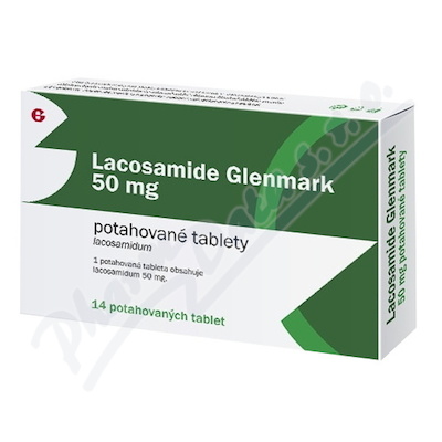 Lacosamide Glenmark 50mg tbl.flm.14