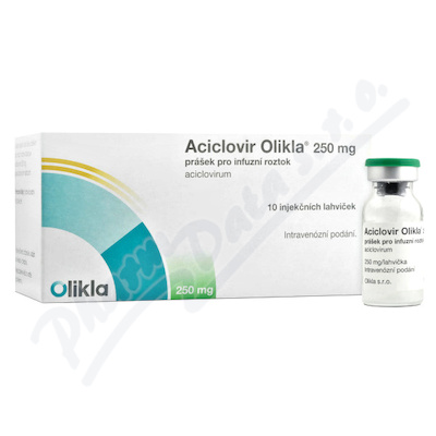 Aciclovir Olikla 250mg inf.plv.sol.10