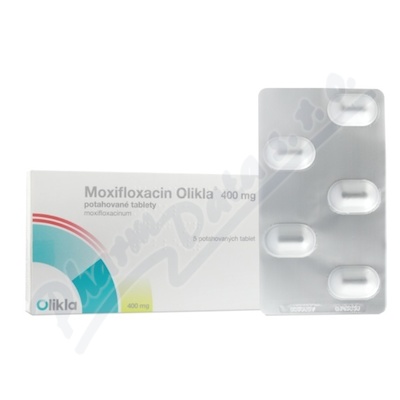 Moxifloxacin Olikla 400mg tbl.flm.5