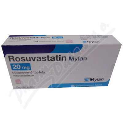 Rosuvastatin Mylan 20mg tbl.flm.30