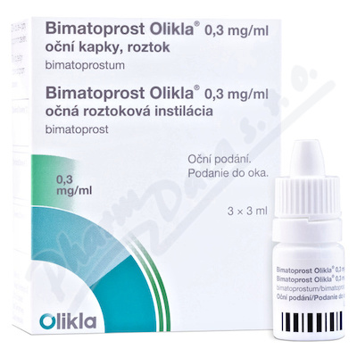 Bimatoprost Olikla 0.3mg/ml oph.gtt..sol.3x3ml