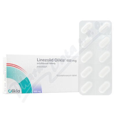 Linezolid Olikla 600mg tbl.flm.10