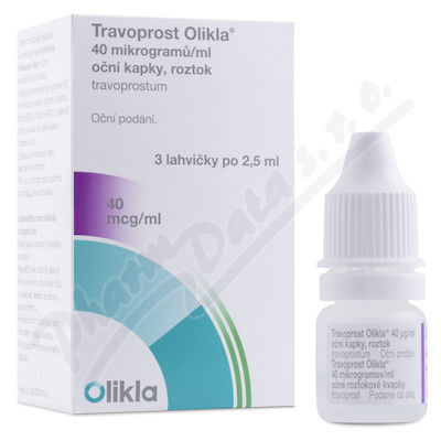 Travoprost Olikla 40mcg/ml oph.gtt.sol.3x2.5ml