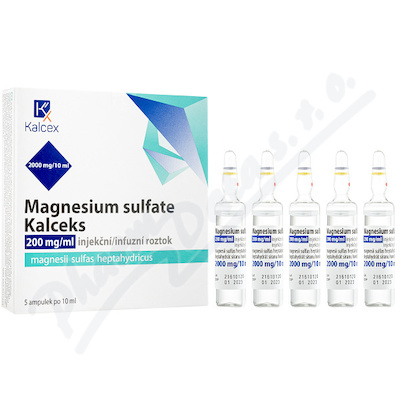 Magnesium sulf.Kalceks 200mg/ml inj/inf sol.5x10ml