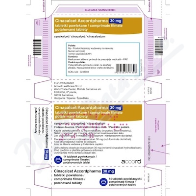 Cinacalcet Accordpharma 30mg tbl.flm.14