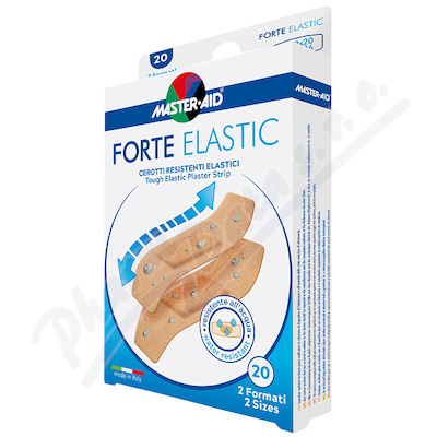 FORTE Elastic Náplasti elastické voděod.20ks 2vel.