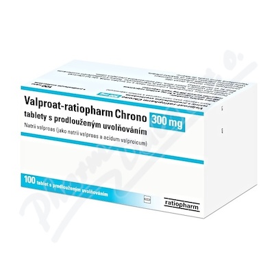 Valproat-ratiopharm Chrono 300mg tbl.pro.100