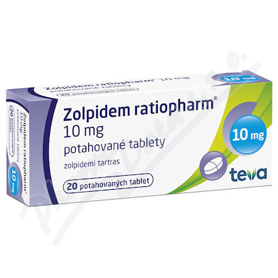 Zolpidem Ratiopharm 10mg tbl.flm.20