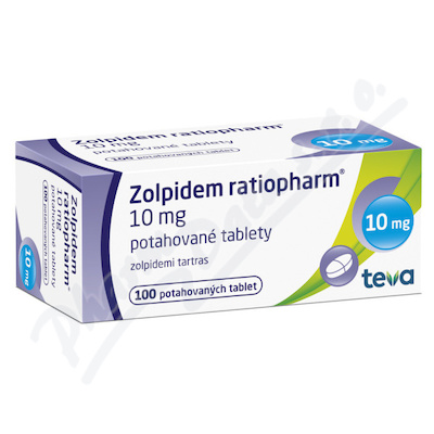 Zolpidem Ratiopharm 10mg tbl.flm.100