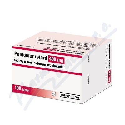 Pentomer Retard 400mg tbl.pro.100