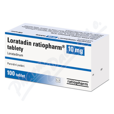 Loratadin-Ratiopharm 10mg tbl.nob.100