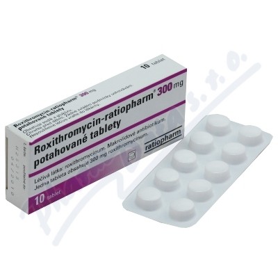 Roxithromycin Ratiopharm 300mg tbl.flm.10x1