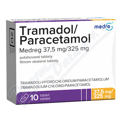 Tramadol/Paracetamol Medreg 37.5mg/325mg tbl.10