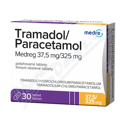 Tramadol/Paracetamol Medreg 37.5mg/325mg tblnob.30