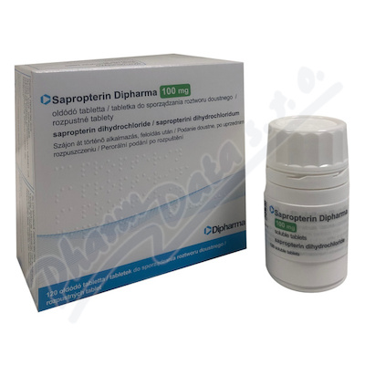 Sapropterin Dipharma 100mg tbl.sol.120