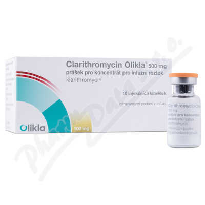 Clarithromycin Olikla 500mg inf.plv.csl.10