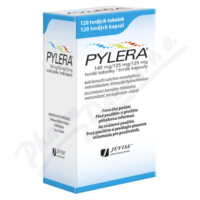 Pylera 140mg/125mg/125mg cps.dur.120