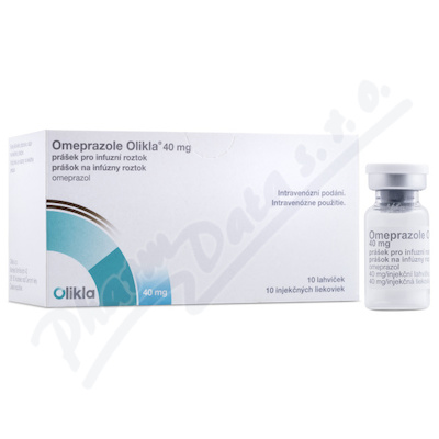 Omeprazole Olikla 40mg inf.plv.sol.10