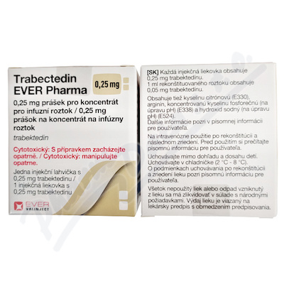 Trabectedin EVER Pharma 0.25mg inf.plv.csl.1