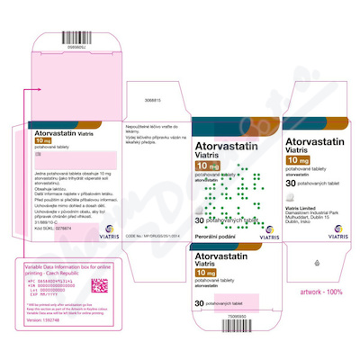 Atorvastatin Viatris 10mg tbl.flm.30