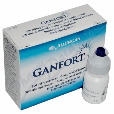 Ganfort 300mcg/ml + 5mg/ml oph.gtt.sol.3x3ml