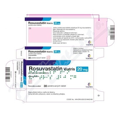 Rosuvastatin Viatris 20mg tbl.flm.30 I