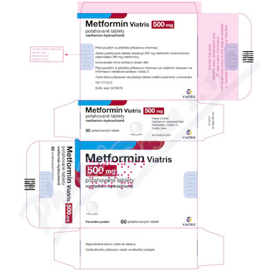 Metformin Viatris 500mg tbl.flm.60