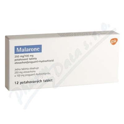 Malarone 250mg/100mg tbl.flm.12