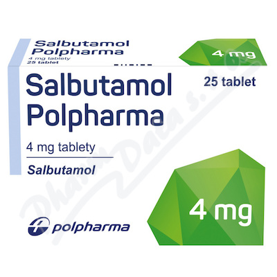 Salbutamol Polpharma 4mg tbl.nob.25