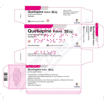 Quetiapin Viatris 25mg tbl.flm.30