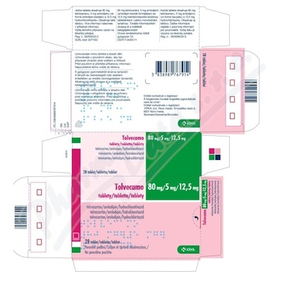 Tolvecamo 80mg/5mg/12.5mg tbl.nob.28 kal