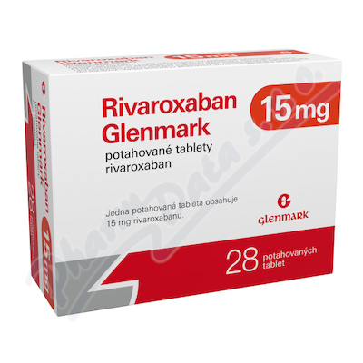 Rivaroxaban Glenmark 15mg tbl.flm.28