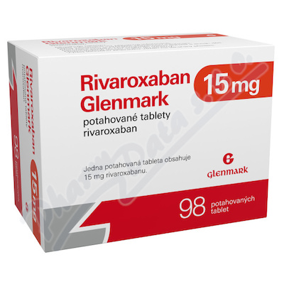 Rivaroxaban Glenmark 15mg tbl.flm.98