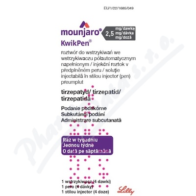 Mounjaro KwikPen 2.5mg/dáv.inj.sol.pep. 1x2.4ml